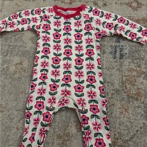 Charming Floral Kids Footie